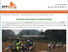 Tablet Screenshot of offroadvietnam.com